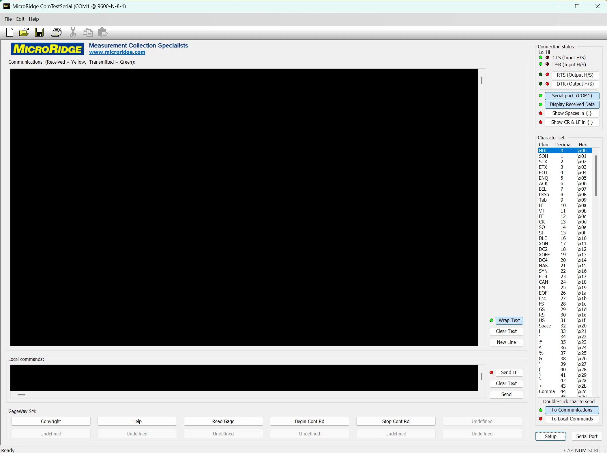 ComTestSerial Blank