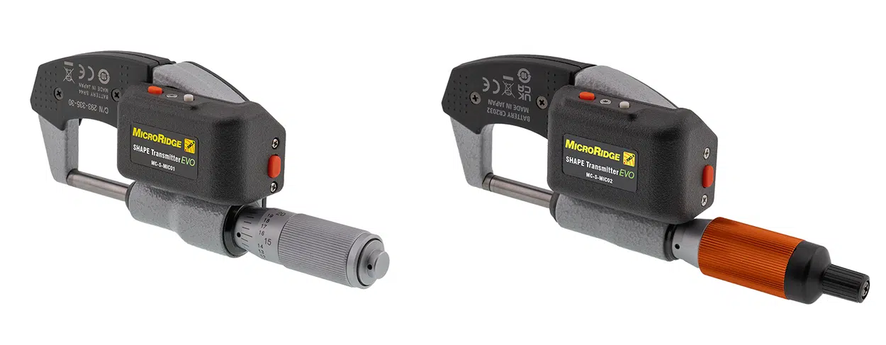 Shape Mic 01 y Shape Mic 02 uno al lado del otro